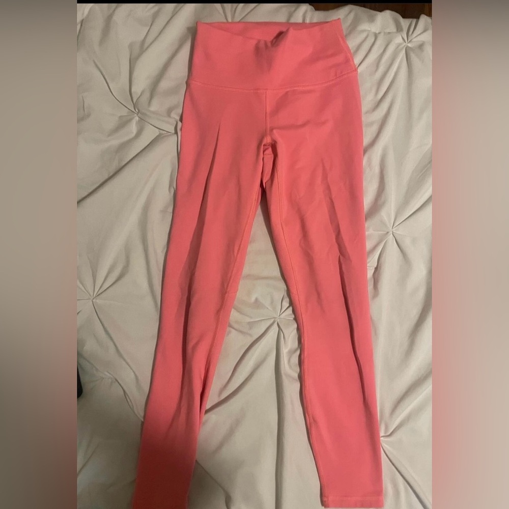 bright pink fabletics leggings